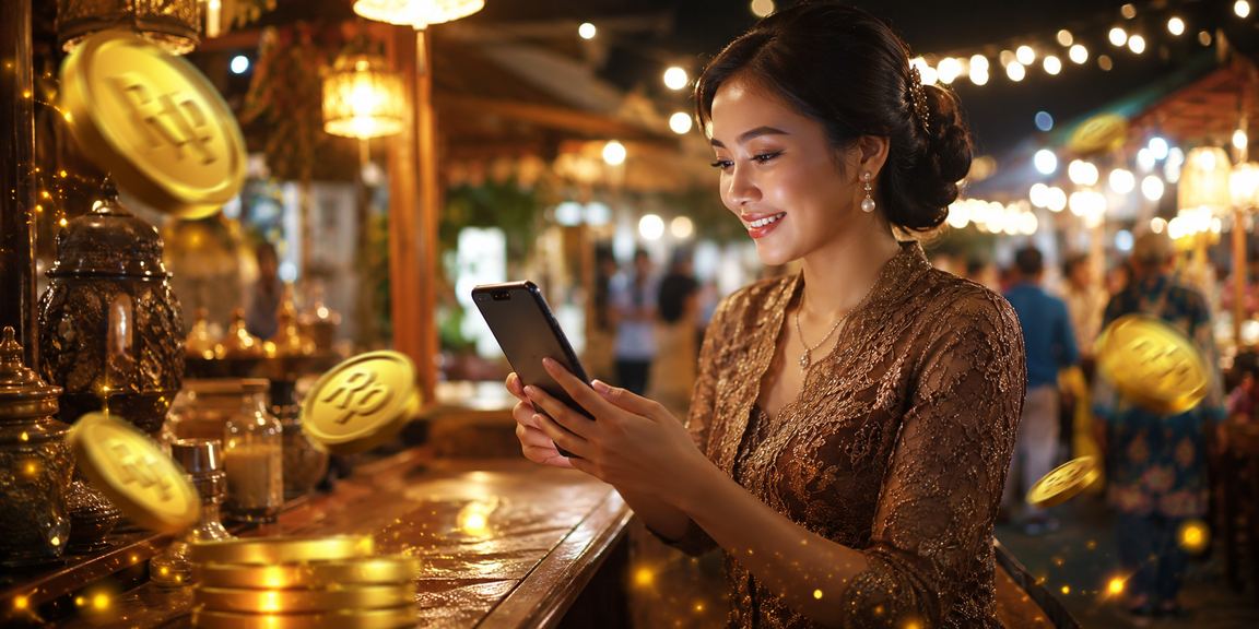 Suasana festival casino mobile di Vietnam dengan suasana meriah di malam hari
