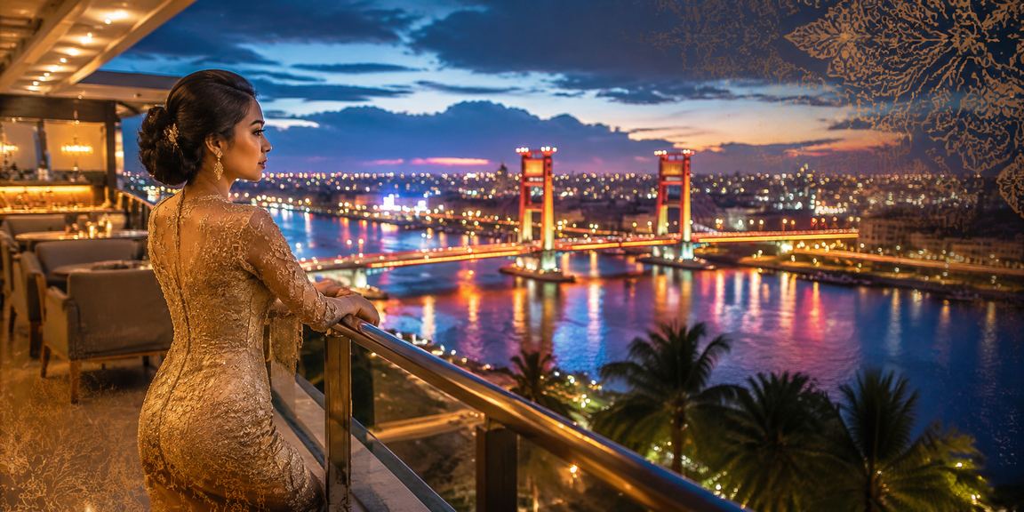 Pemain kartu profesional sedang fokus di meja permainan kasino premium